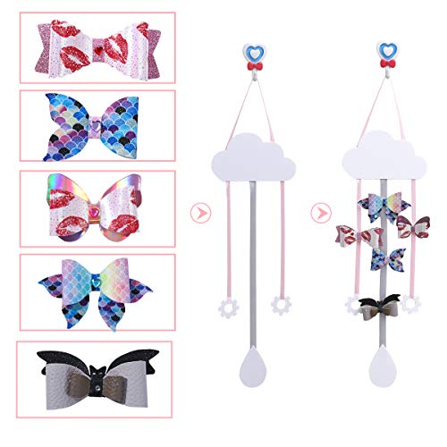 LITCHI Leather Bow Making Kit, Faux Leather Bow Kit, Faux Leather Bow Making Kit