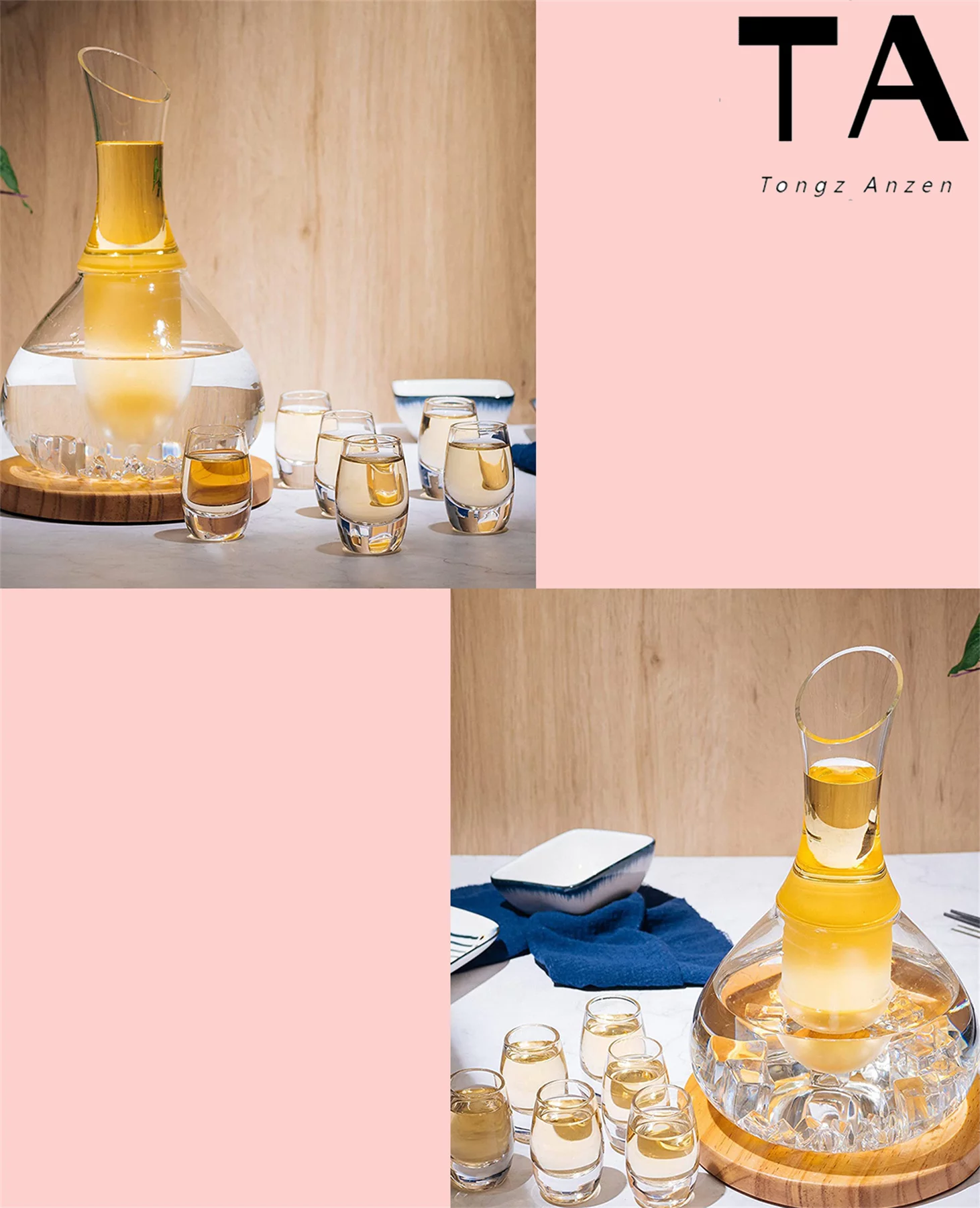 Sake Set Glasses Japanese