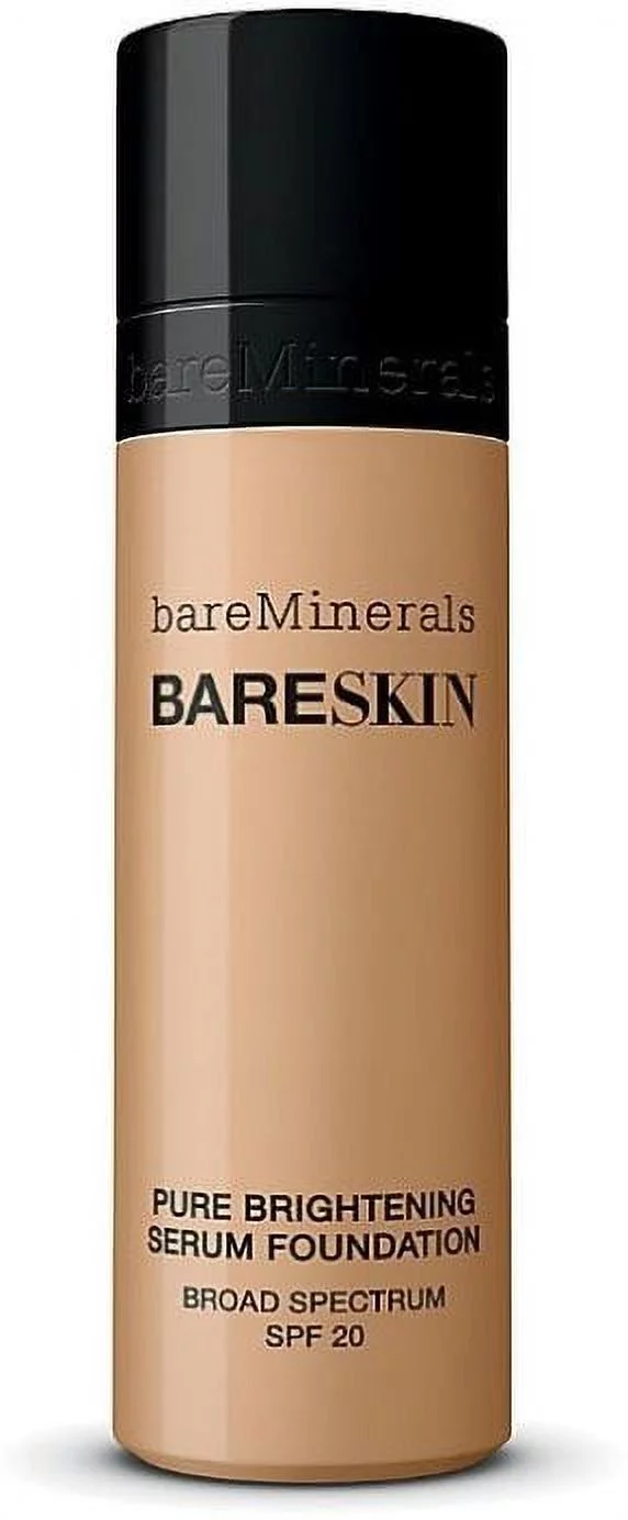 Bareminerals BareSkin Pure Brightening Serum Foundation SPF 20, Bare Beige, 1 Oz