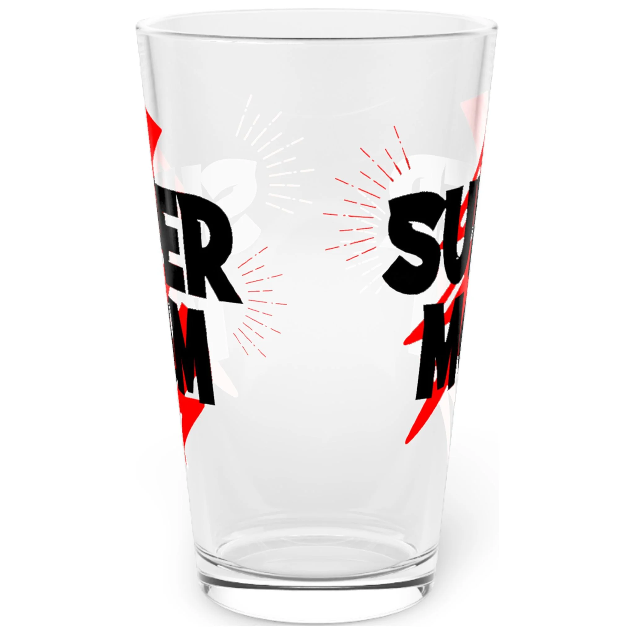 Super Mom Pint Glass, 16oz