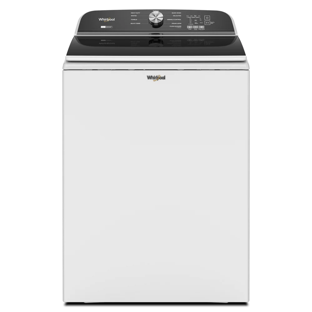 WHIRLPOOL WTW6157PW  HIGH EFFICIENCY TOP LOAD WASHER Black