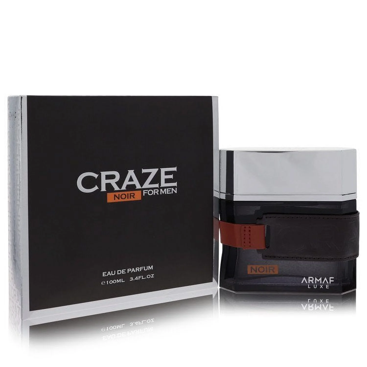 Armaf Craze Noir Eau De Parfum Spray - Captivating Blend of Accords