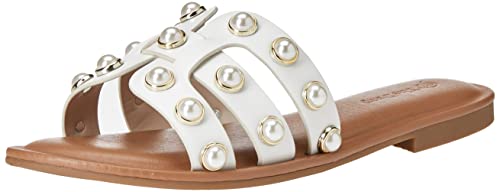 The Drop Women's Monika Flat H-Band Slide Sandal