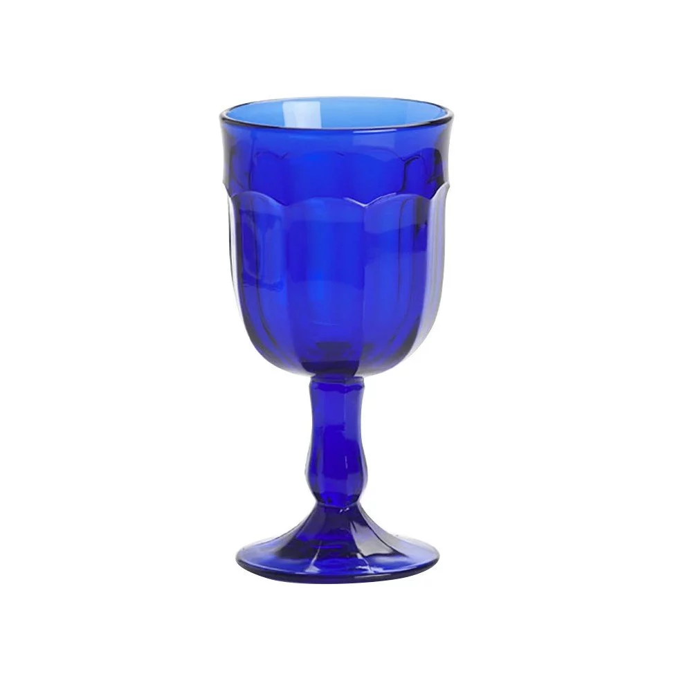 Mosser Glass Arlington 10oz Goblet | Cobalt