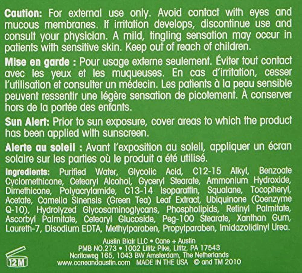 Cane+Austin 10% Facial Moisture Cream, 1.6 oz.