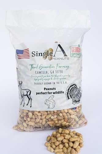 Single A Peanuts: 9 lbs dried, in-shell premium peanuts- perfect for wildlife!