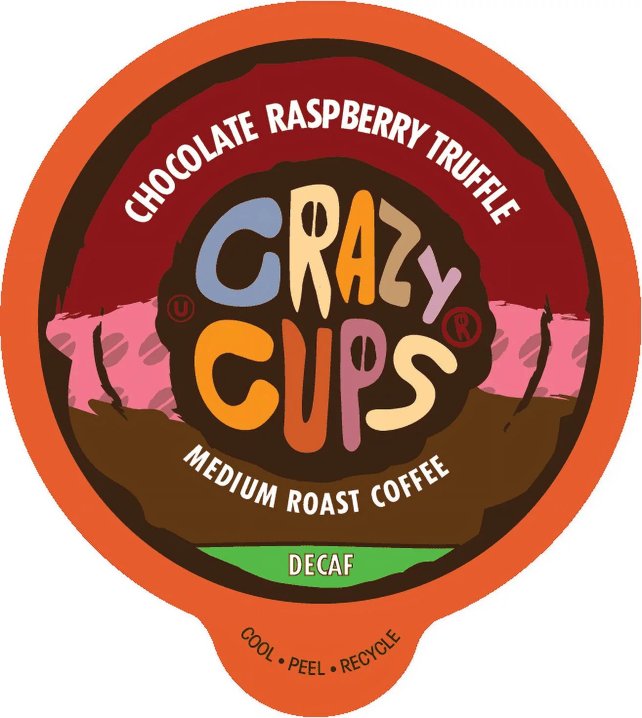 Chocolate Raspberry Decaf Flavored Coffee by Crazy Cups