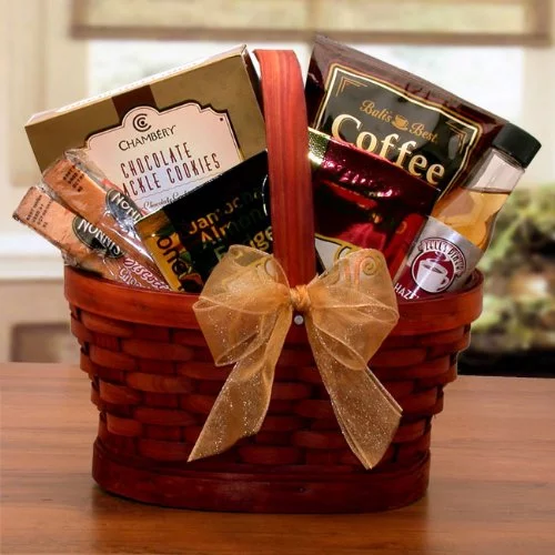 Morning Brew! Gourmet Mini Coffee Themed Gift Basket