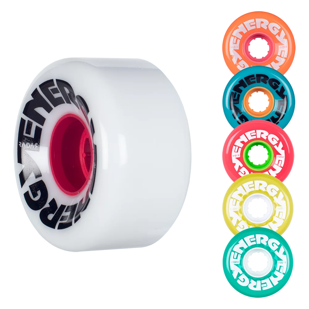 Riedell Skates Radar Energy 62mm Outdoor Skate Wheels (Set of 4)