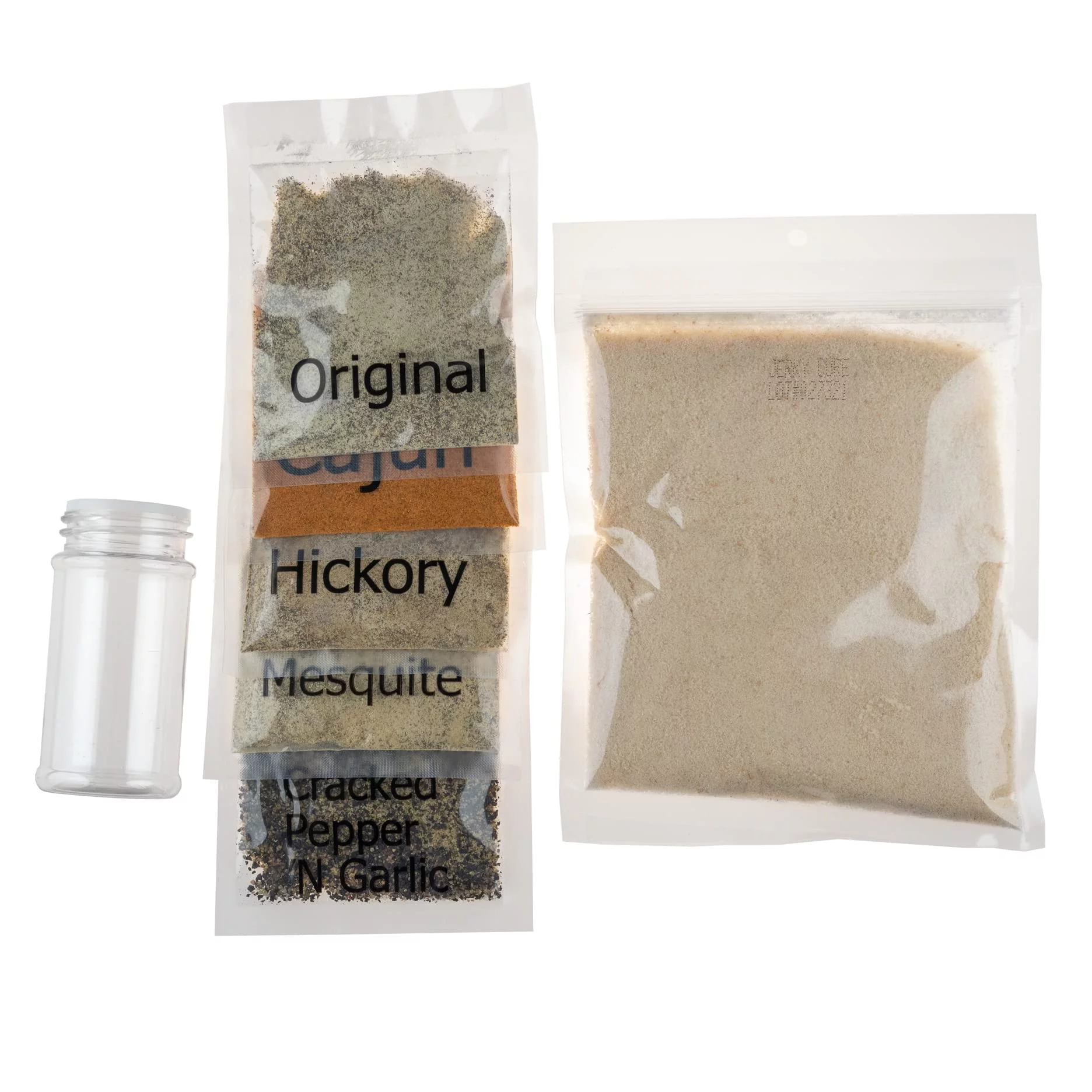 Hi Mountain Jerky Cure & Seasoning Kit - Variety Pack #1: Original, Mesquite, Hickory, Cracked Pepper N’ Garlic, And Cajun