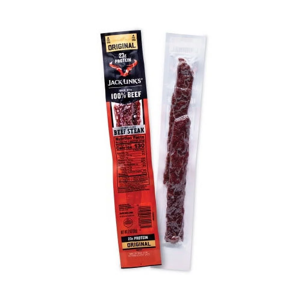Jack Links Jumbo Original Beef Steak, 2 oz, 12/Box, Ships in 1-3 Business Days