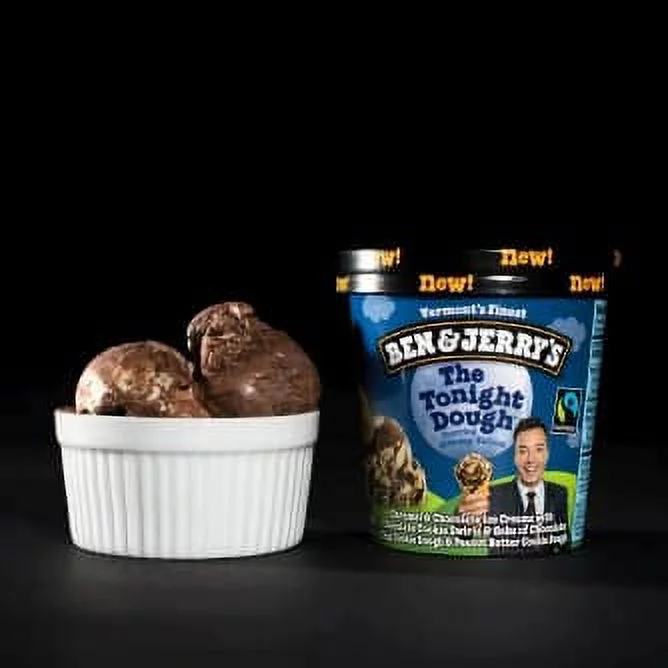 Ben & Jerry's The Tonight Dough Ice Cream, 16 oz. Pint, 6-Pack (Frozen)