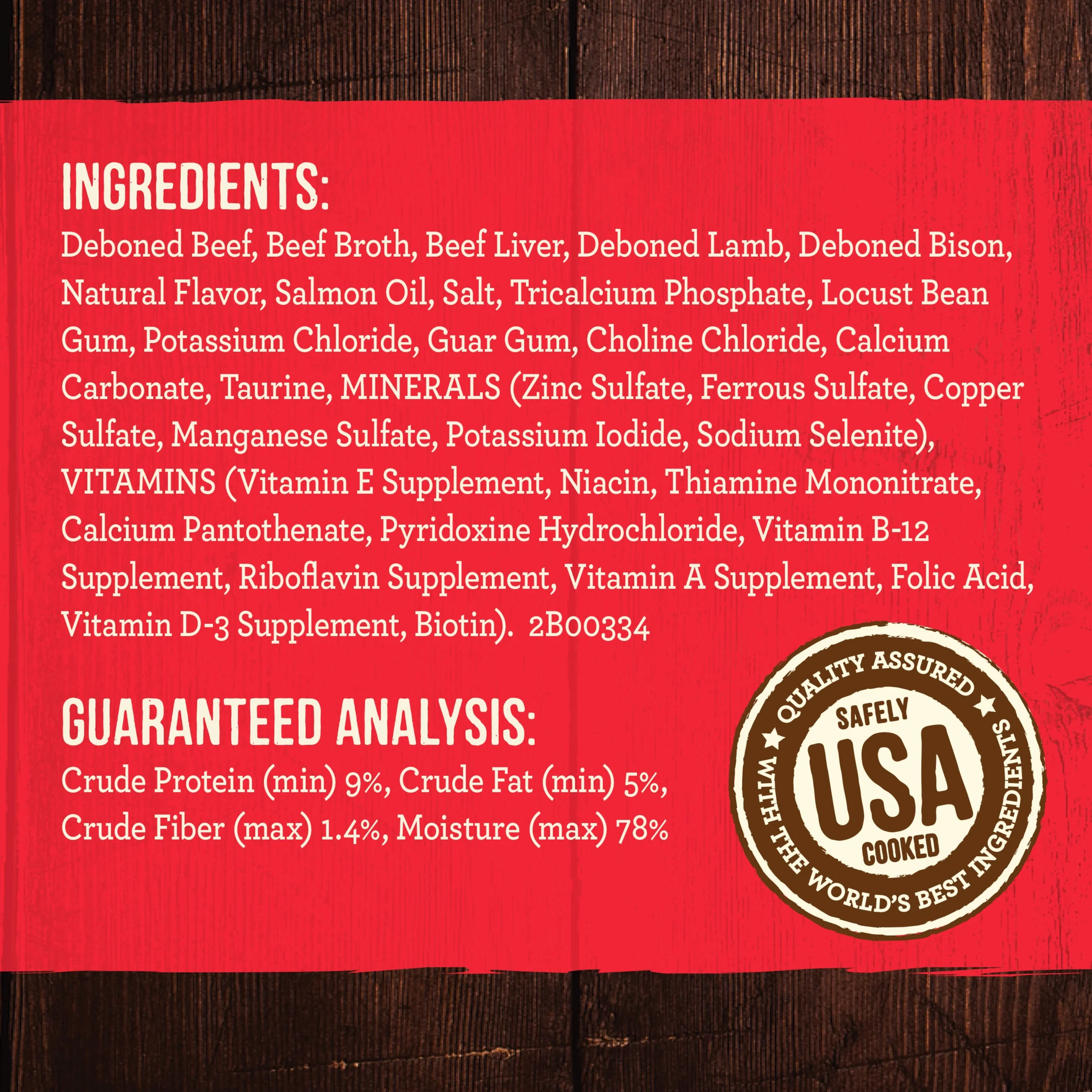 Merrick Real Beef Lamb & Buffalo Wet Dog Food, Grain Free, 12.7 oz Can