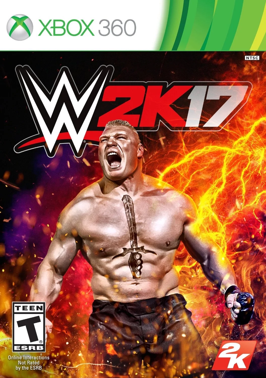 WWE 2K17, 2K, Xbox 360, 710425497537