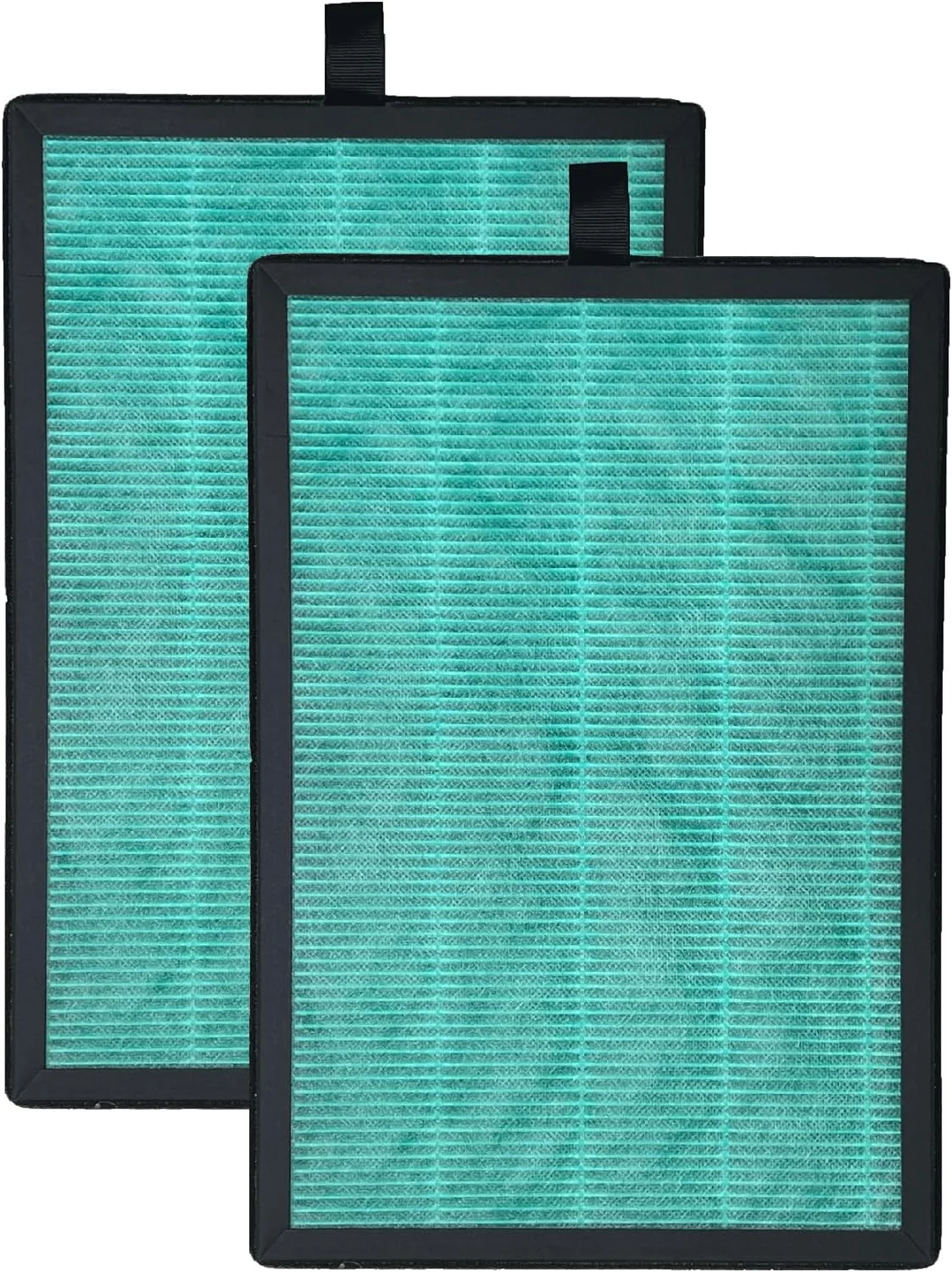 Nispira H04 3-In-1 True HEPA Filter Replacement Compatible with HIMOX Air Purifier H04 | Removes Smoke, Odor, Chemical VOCs | 2 Pack