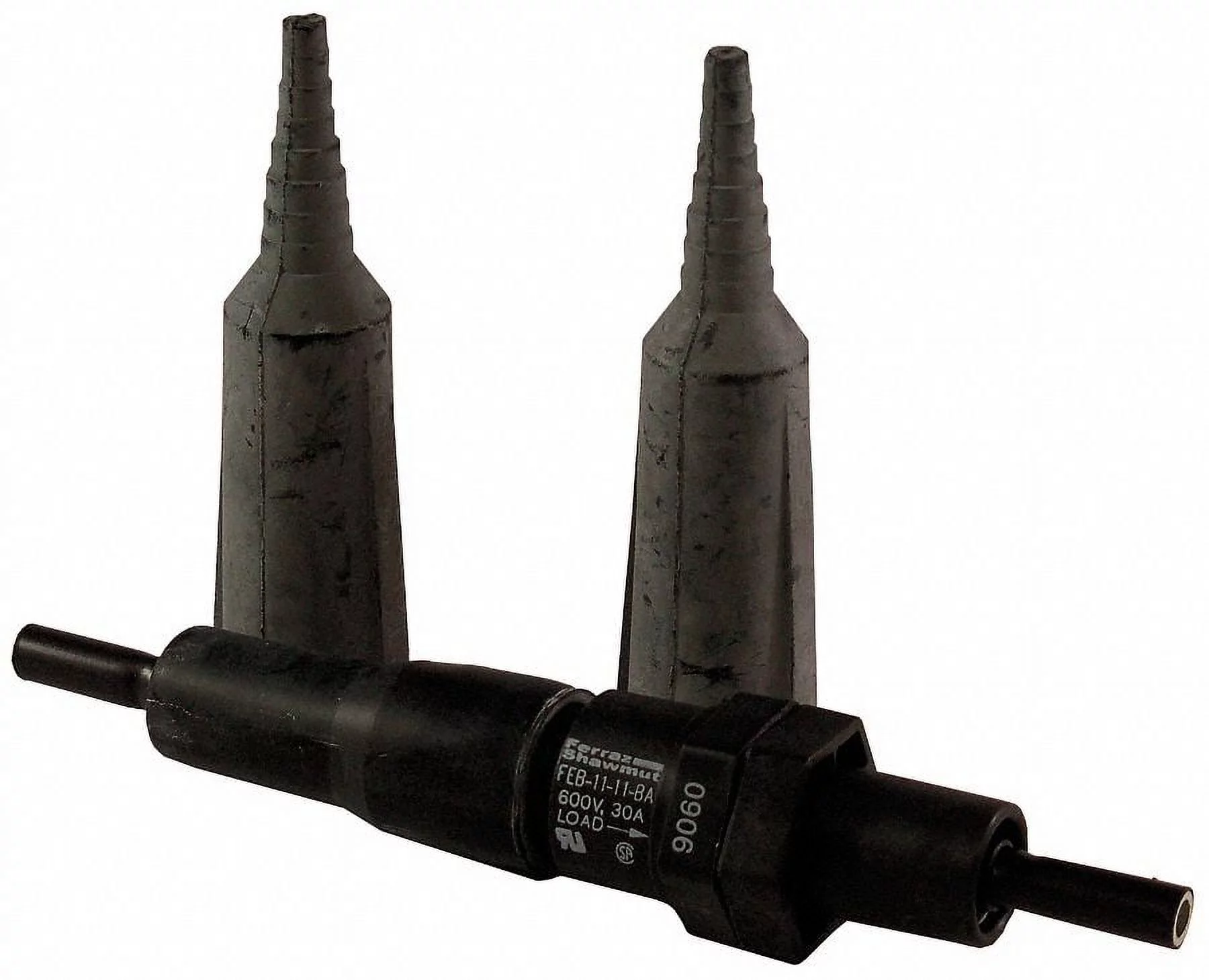 Mersen Fuse Holder,0 to 30A,Midget,1 Pole  FEB-11-11-BA