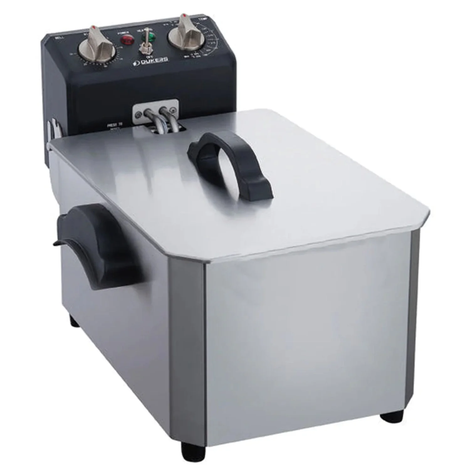 West Kitchen WTCF7E 7lb. Single Basket 120V Electric Countertop Fryer