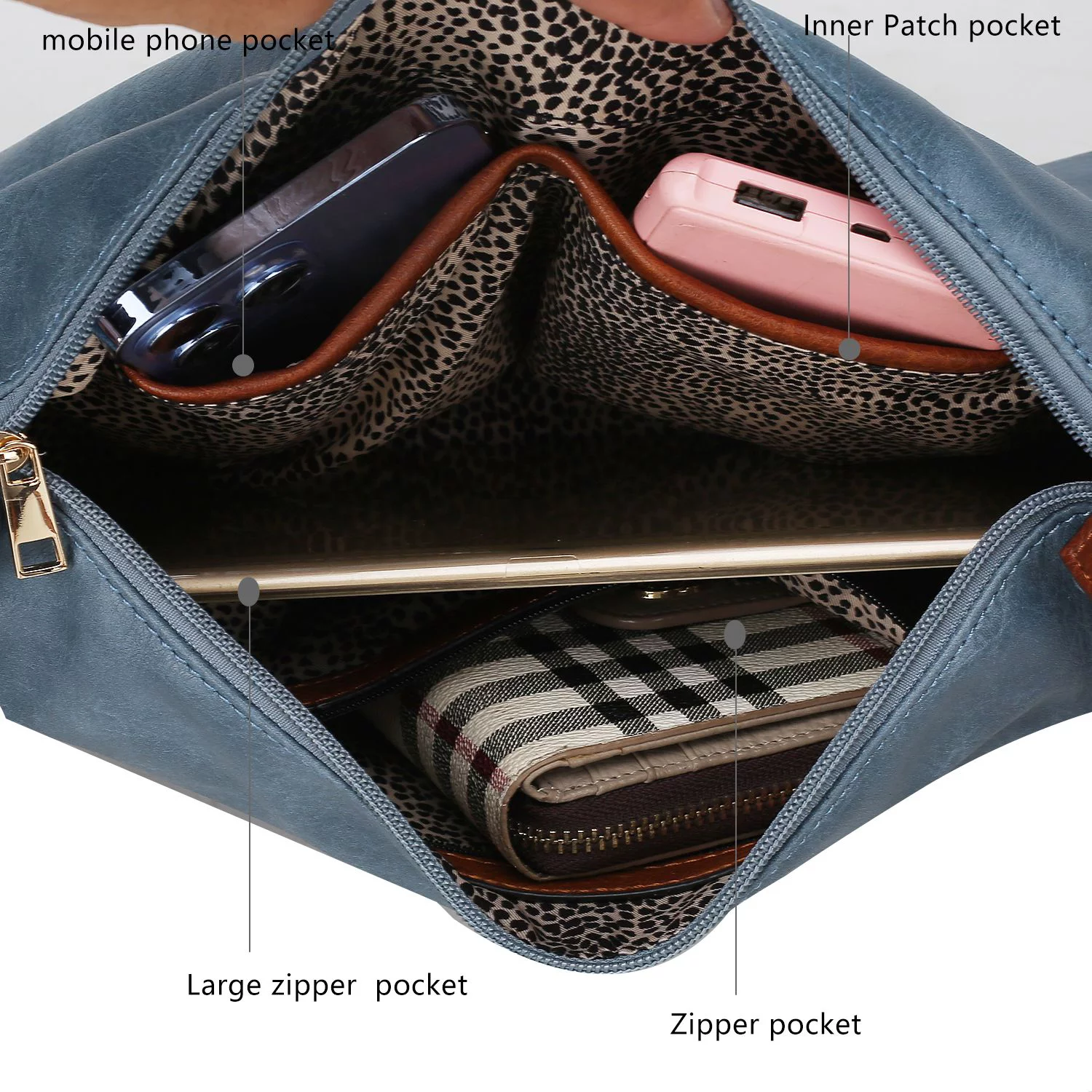 MKF Collection Women's Elissa Satchel Handbag with Pouch and Coin Purse Set, 3-Piece, Fuchsia