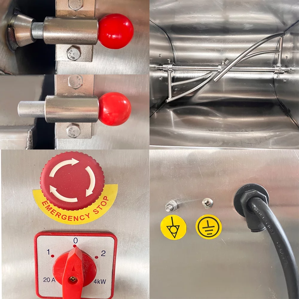 Techtongda 50KG Commercial Electric Dough Mixer Flour Mixing Machine Kneading Kitchen Equipment