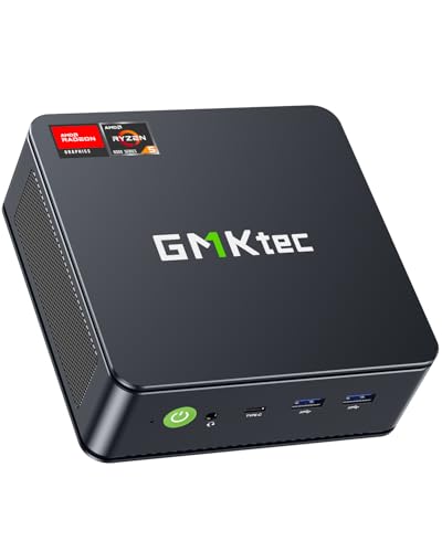 GMKtec Gaming PC, K11 AMD Ryzen 9 8945HS(8C/16T, Up to 5.2GHz), 32GB DDR5 RAM 1TB Mini PC Desktop Computer, Oculink, Dual NIC 2.5GbE LAN, HDMI/DisplayPort/USB4*2