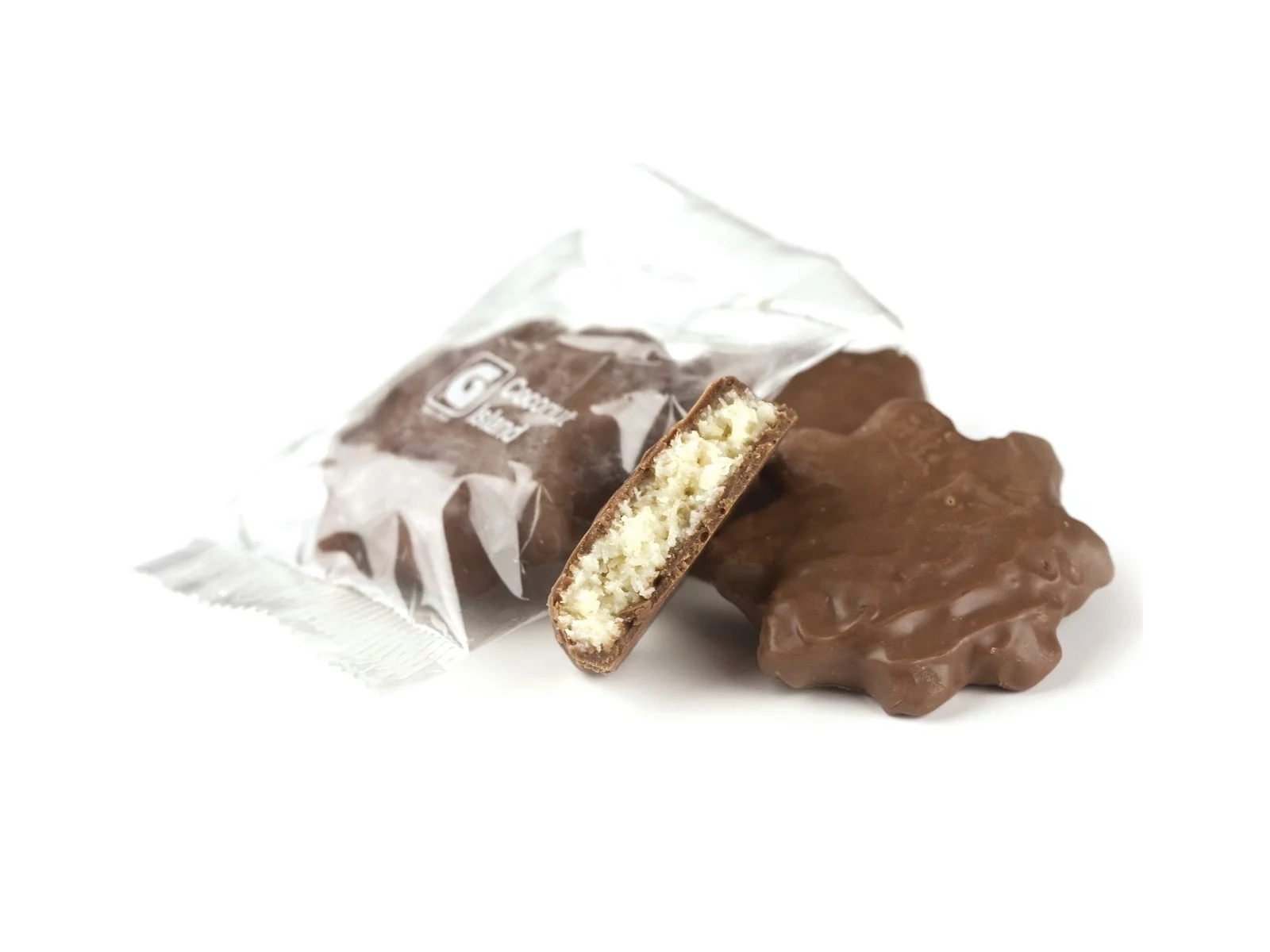 Giannios Candy Company Individually Wrapped Coconut Filled Milk Chocolates, Bulk 10 lb. Box
