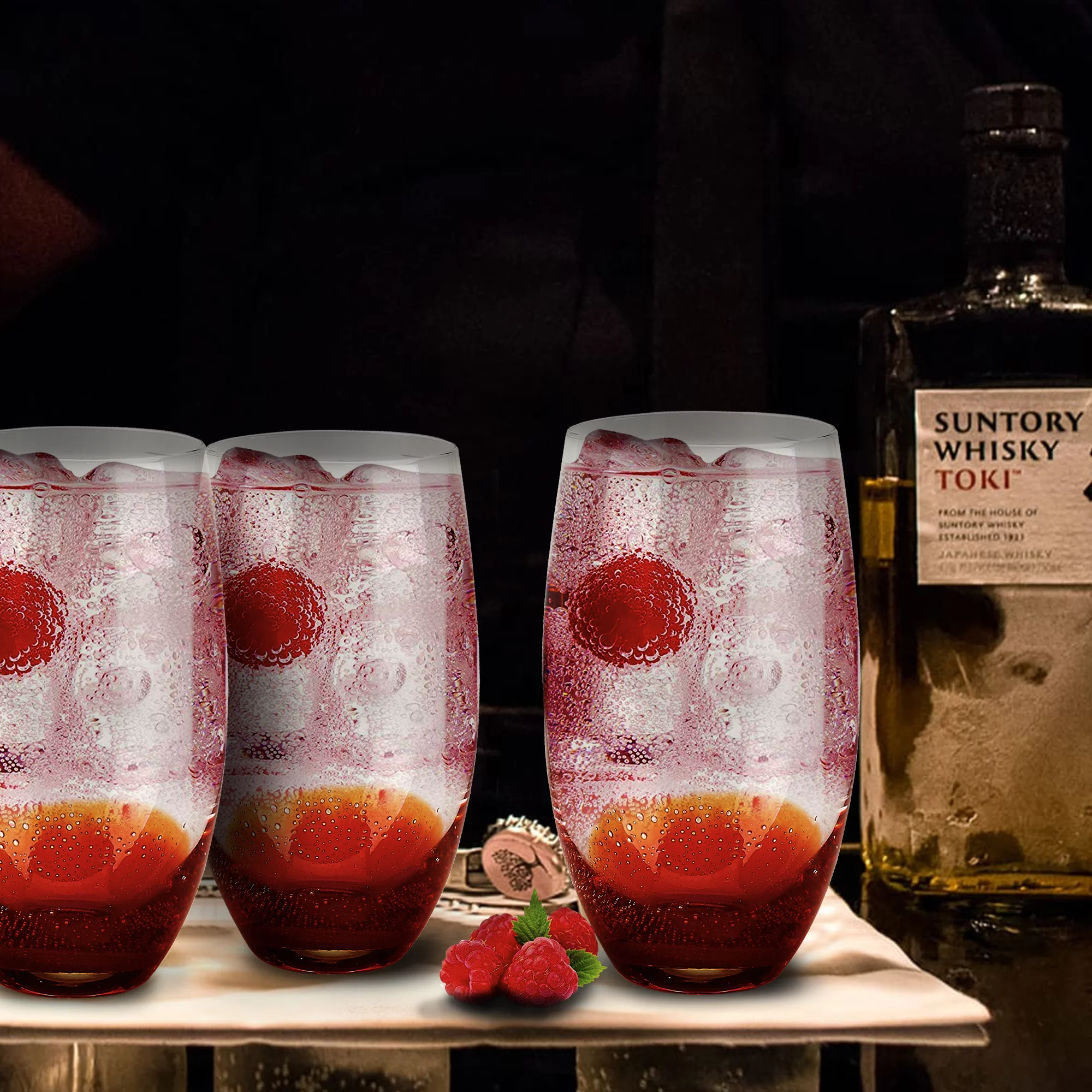 Pop Culture Promotions ® Bali Highball Drinking Glasses- Set of 6