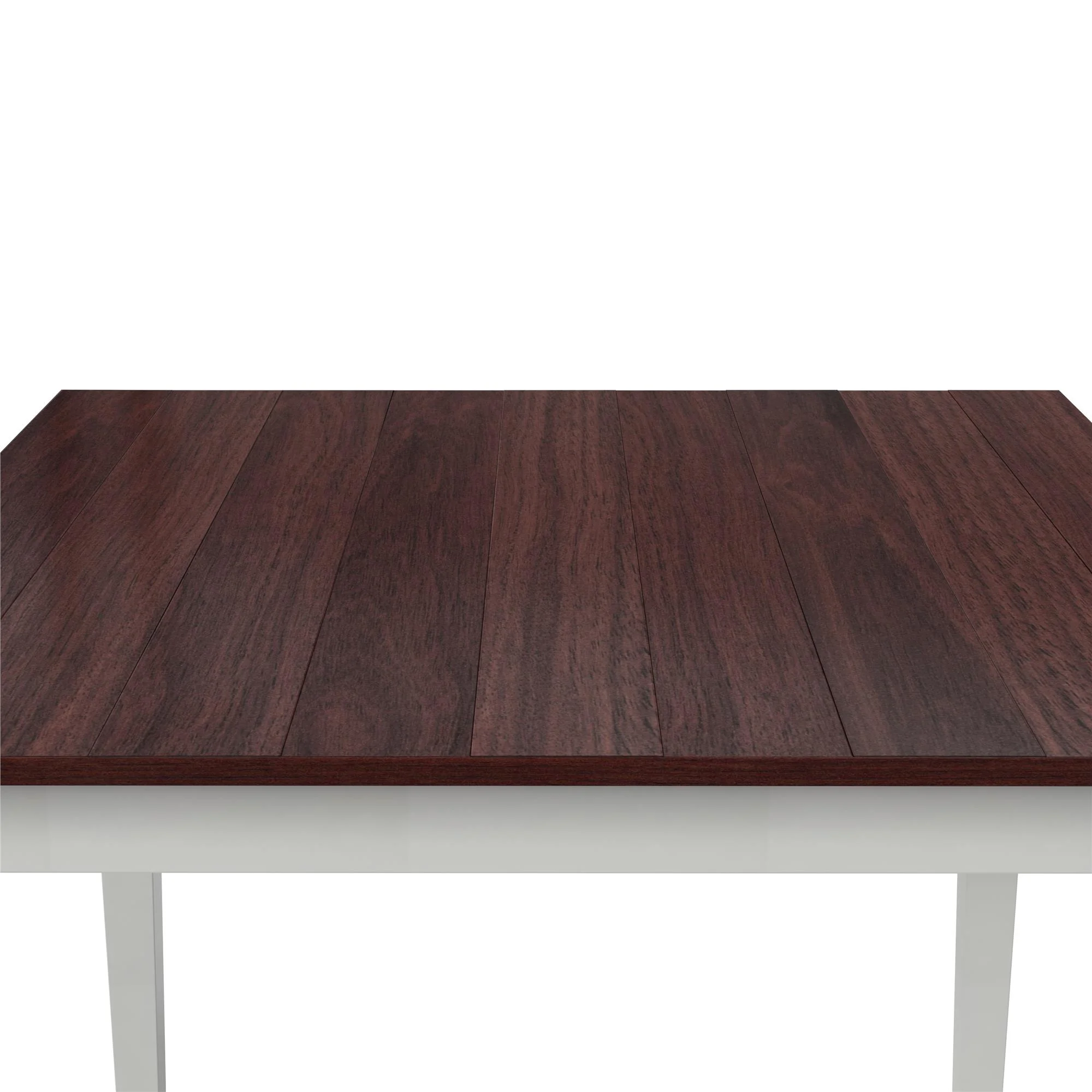 DHP Shiloh 5-Piece Counter Height Dining Set, Rustic Mahogany/White