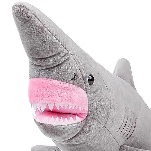 FRANKIEZHOU Goblin Shark Plush Toys-26in,Lifelike Long Tipped Shark, Shark Gifts for Kids,Shark Decor