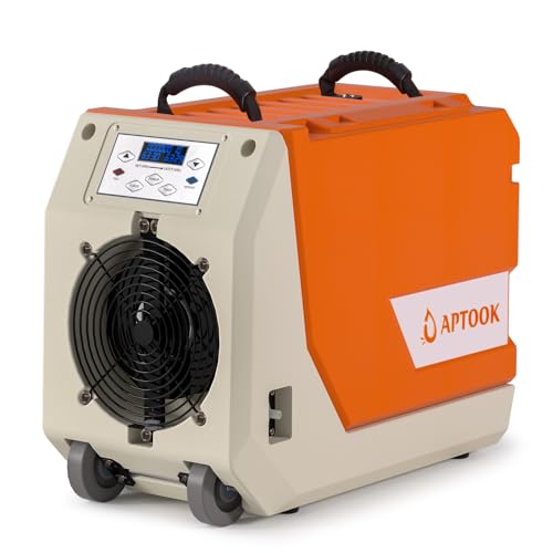 180 PDD Commercial Dehumidifier with Pump,6,000 SQ.FT Industrial Dehumidifier for Large Spaces,Basements, Crawlspaces and Flood Damage Restoration Auto Defrost,Memory Start