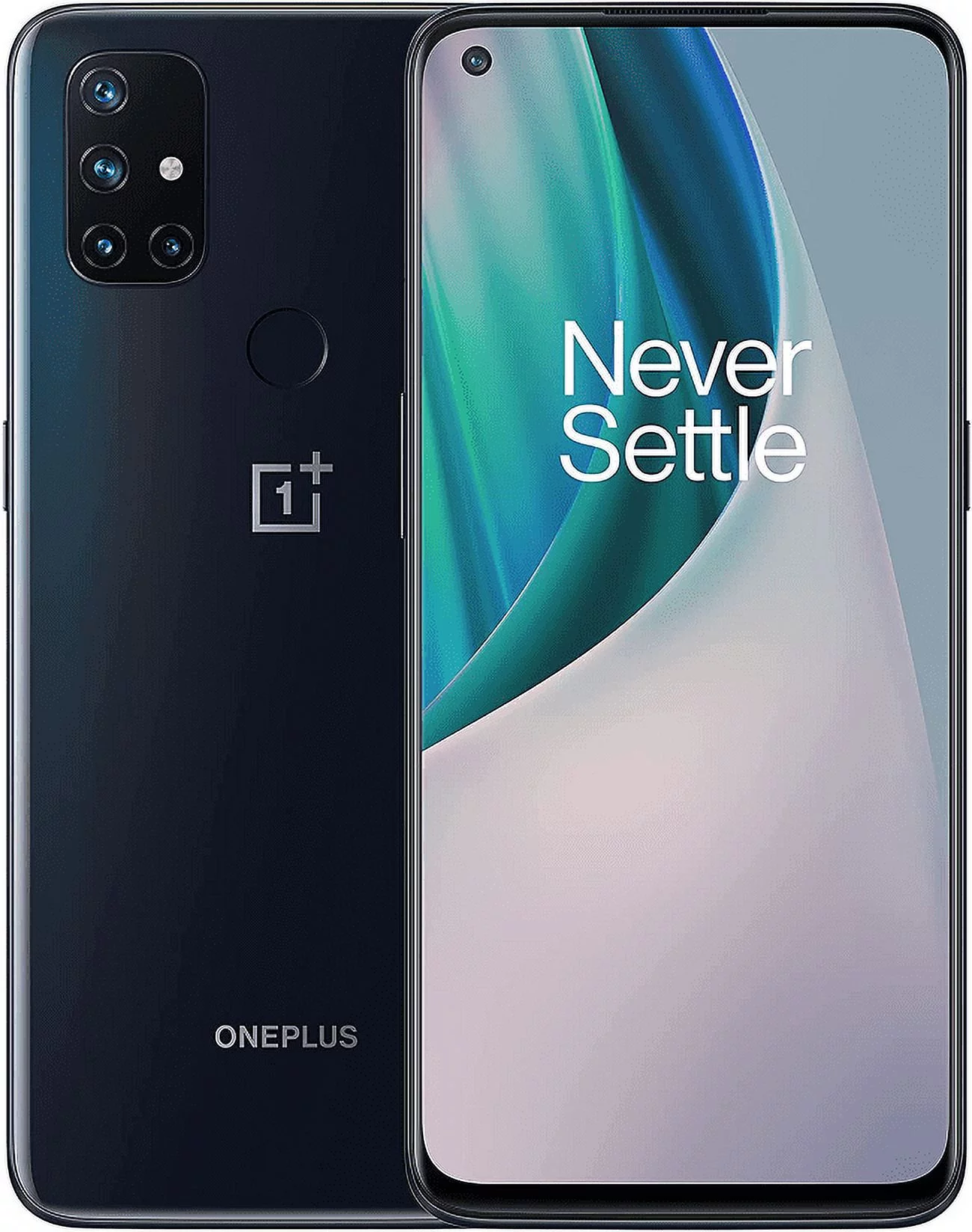 OnePlus BE2028 Nord N10 5G 6GB RAM + 128GB storage 6.5 inches T-mobile Smartphone, Midnight Ice