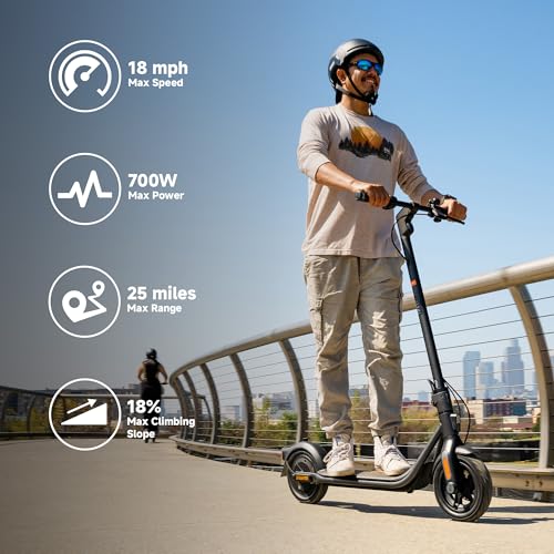 Segway Ninebot F2/F2 Pro Electric Scooter, Up to 20 MPH, Long Range, UL-2271 & UL-2272 Certified