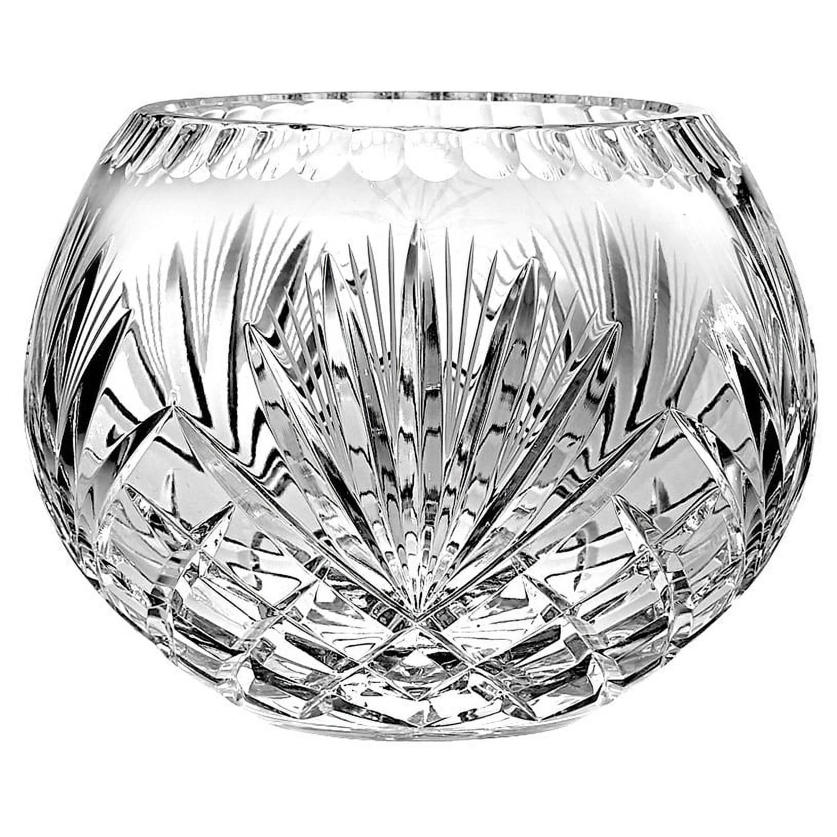 Majestic Gifts MA-120-6 Majestic 6 in. Crystal Rose Bowl