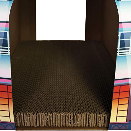 Christmas Cat House & Cat Scratcher w/Bonus Catnip Included