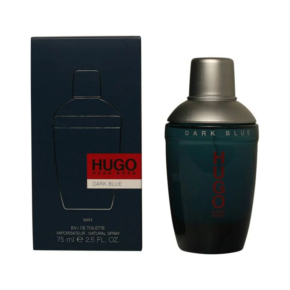 Dark Blue by Hugo Boss Eau de Toilette Spray for Men 2.50 oz (Pack of 2)
