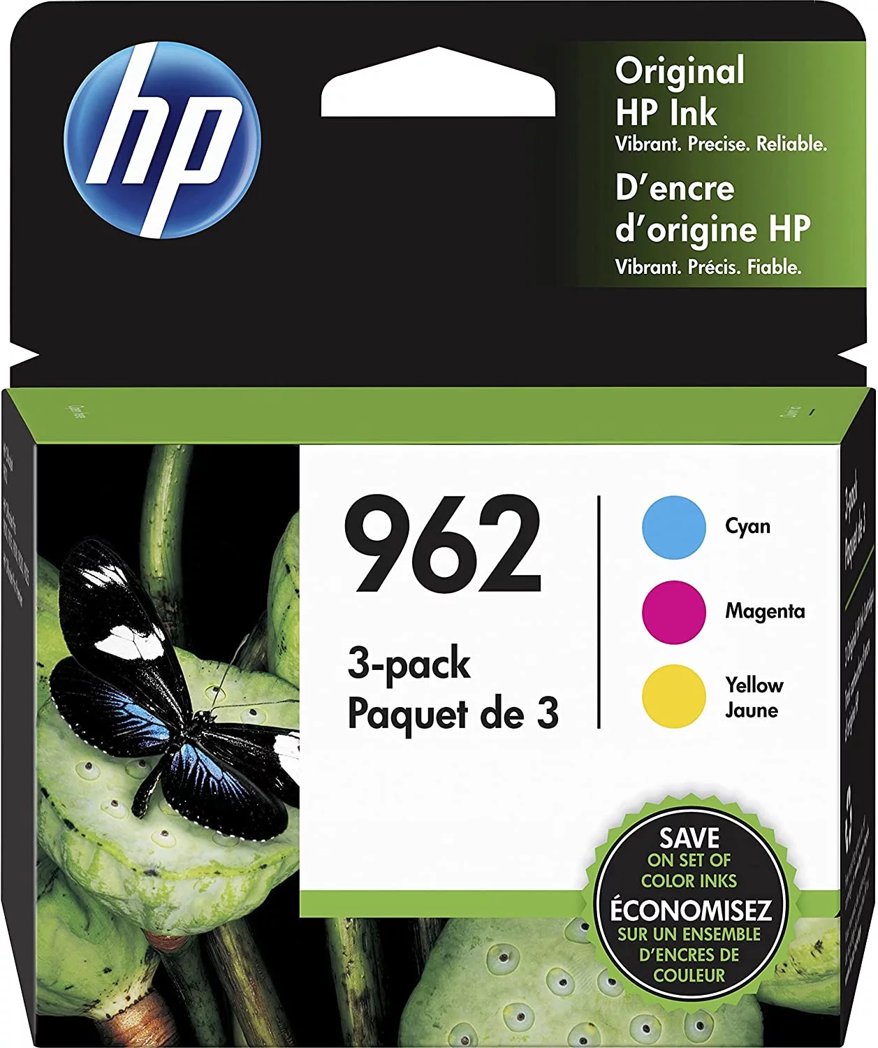 HP 962 (3YP00AN) Cyan,Magenta,Yellow Ink Cartridge