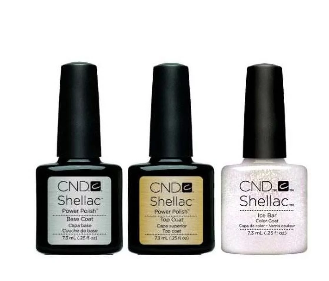 CND Shellac Base Coat & Top Coat & ICE BAR * BEAUTY TALK LA *