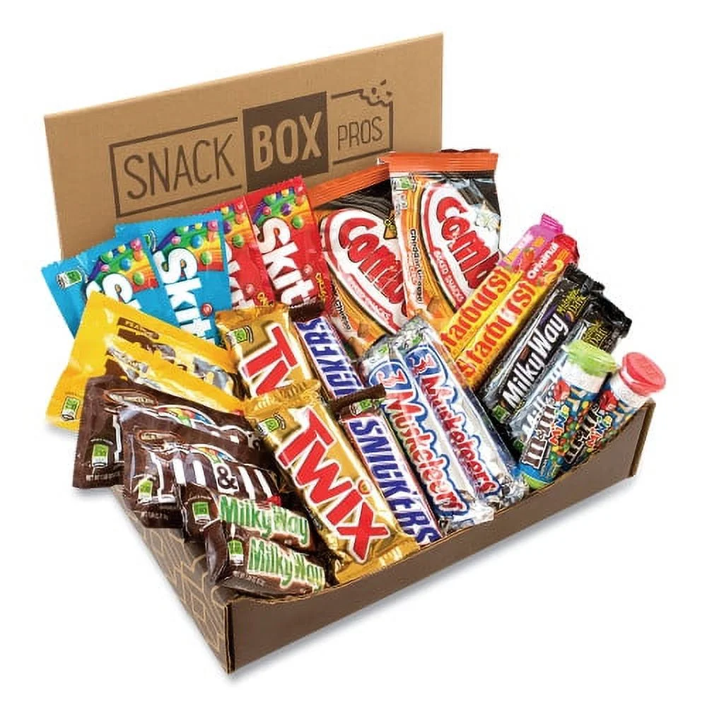 Snack Box Pros MARS Favorites Snack Box, 25 Assorted Snacks/Box, Ships in 1-3 Business Days
