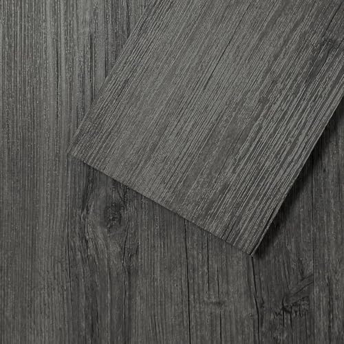 MULGREAT Peel and Stick Floor Tile, 54 Sq.Ft Self Adhesive Vinyl Flooring Plank, 36 Pieces Waterproof Heavy Duty Wood Grain Tiles, 36