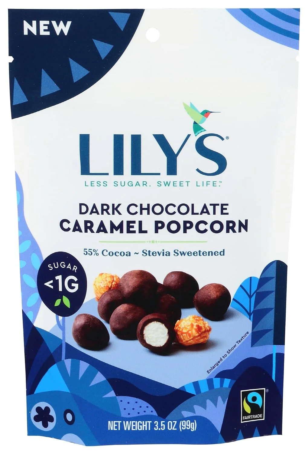 Dark Chocolate Caramel Popcorn, 3.5 Ounce