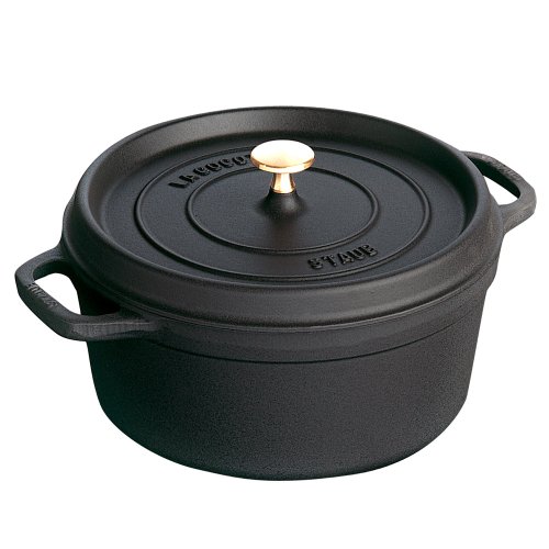 Staub 5.5 Quart Round Cocotte, Basil