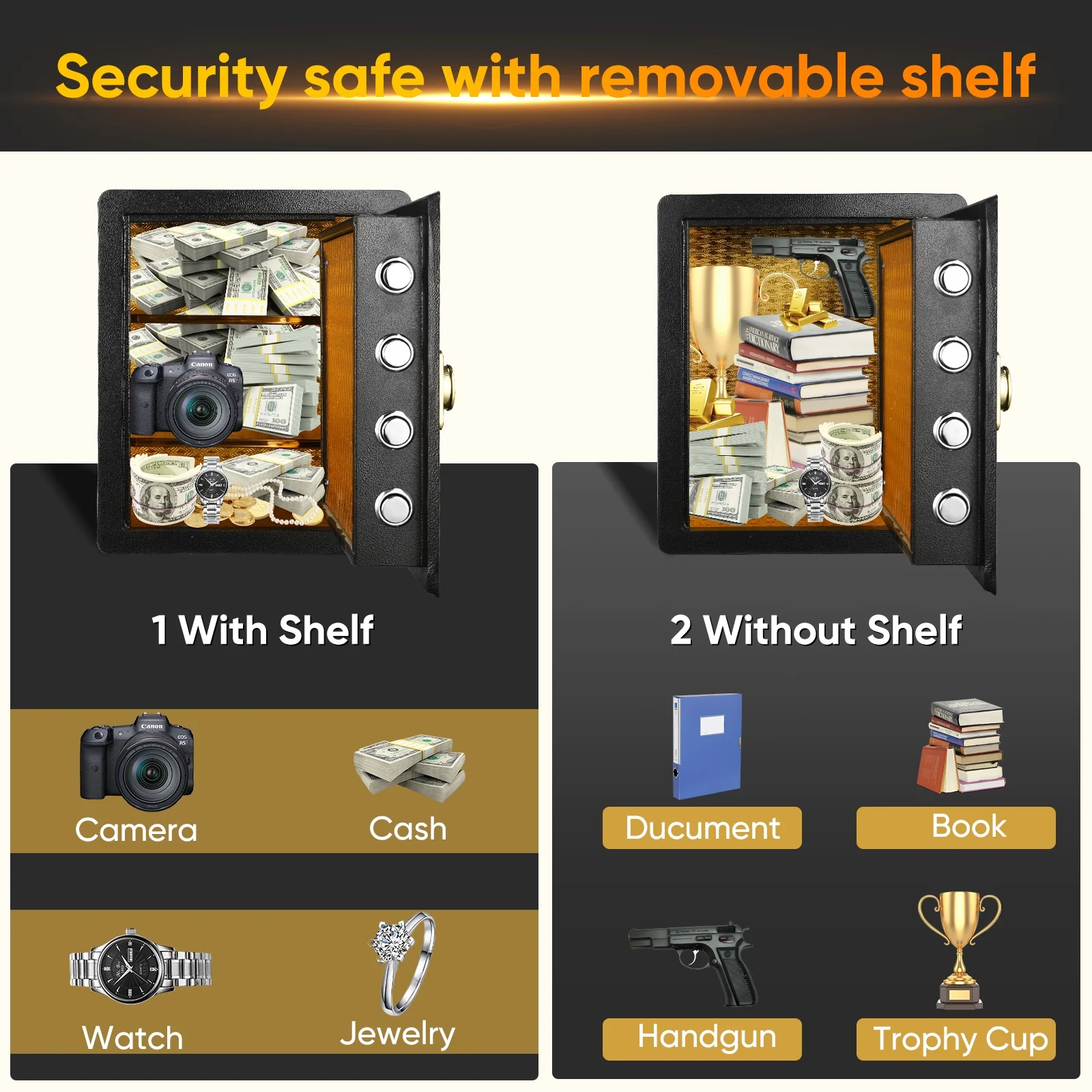 Daogugan Safe Box - 28.0 | Stylish Valuables Protection