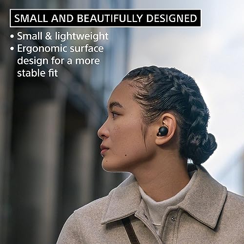 Sony WF-1000XM5 The Best Truly Wireless Bluetooth Noise Canceling Earbuds & in-Ear Headphones with Alexa Built-in, Black