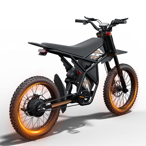 2000W/ 3000W GT73 / GT73 Pro Electric Dirt Bike for Adults - 37/50 MPH High-Speed, 25