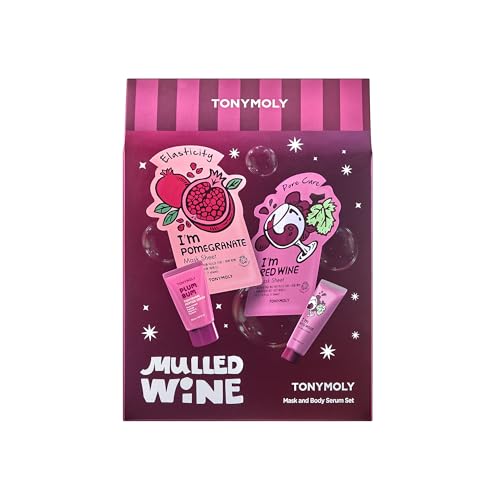 TONYMOLY Deja Brew 4-Piece K-Beauty Coffee Skincare Gift Set – 2 Sheet Masks, Coffee Wash-Off Mask, Hot Chocolate Hand Cream – Hydrating, Nourishing, Limited-Edition