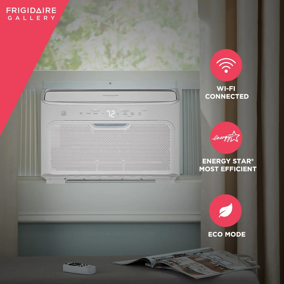 Frigidaire Gallery&nbsp;10,000 BTU Inverter Window Room Air Conditioner with Wi-Fi (Energy Star)