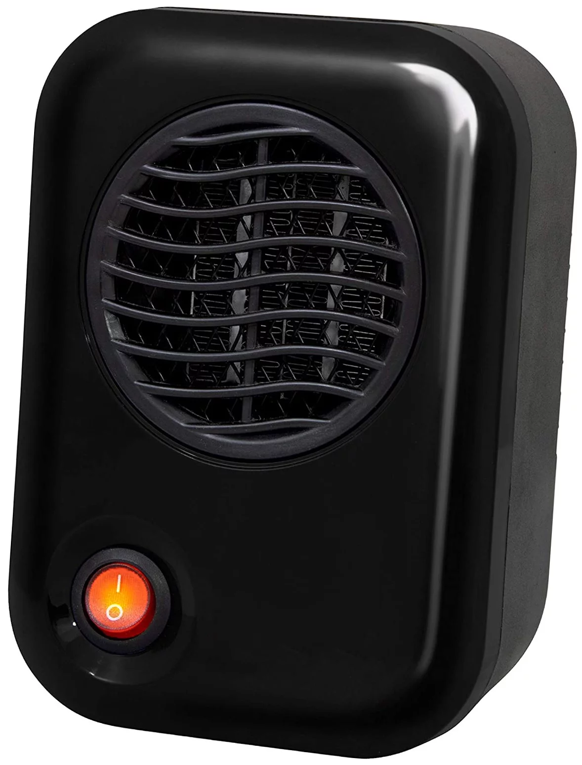 Personal Mini Space Heater for Home with Single Speed, 6 Inches, Black, 200W