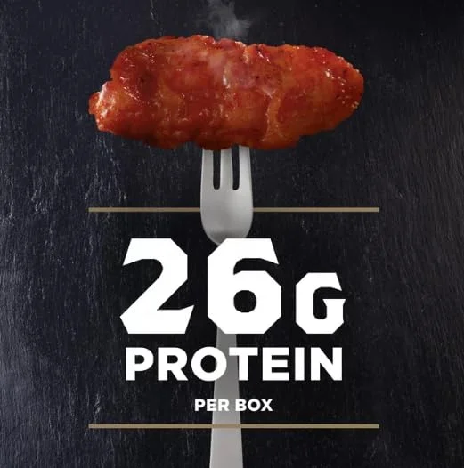 Banquet Mega Meats KC BBQ Chicken Strips with Mashed Potatoes, 13.3 oz - Pack of 8