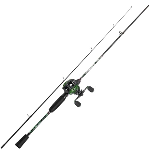 Sougayilang Fishing Rod Combo, Baitcasting&Spinning Reel with IM6 Graphite Blank Rods
