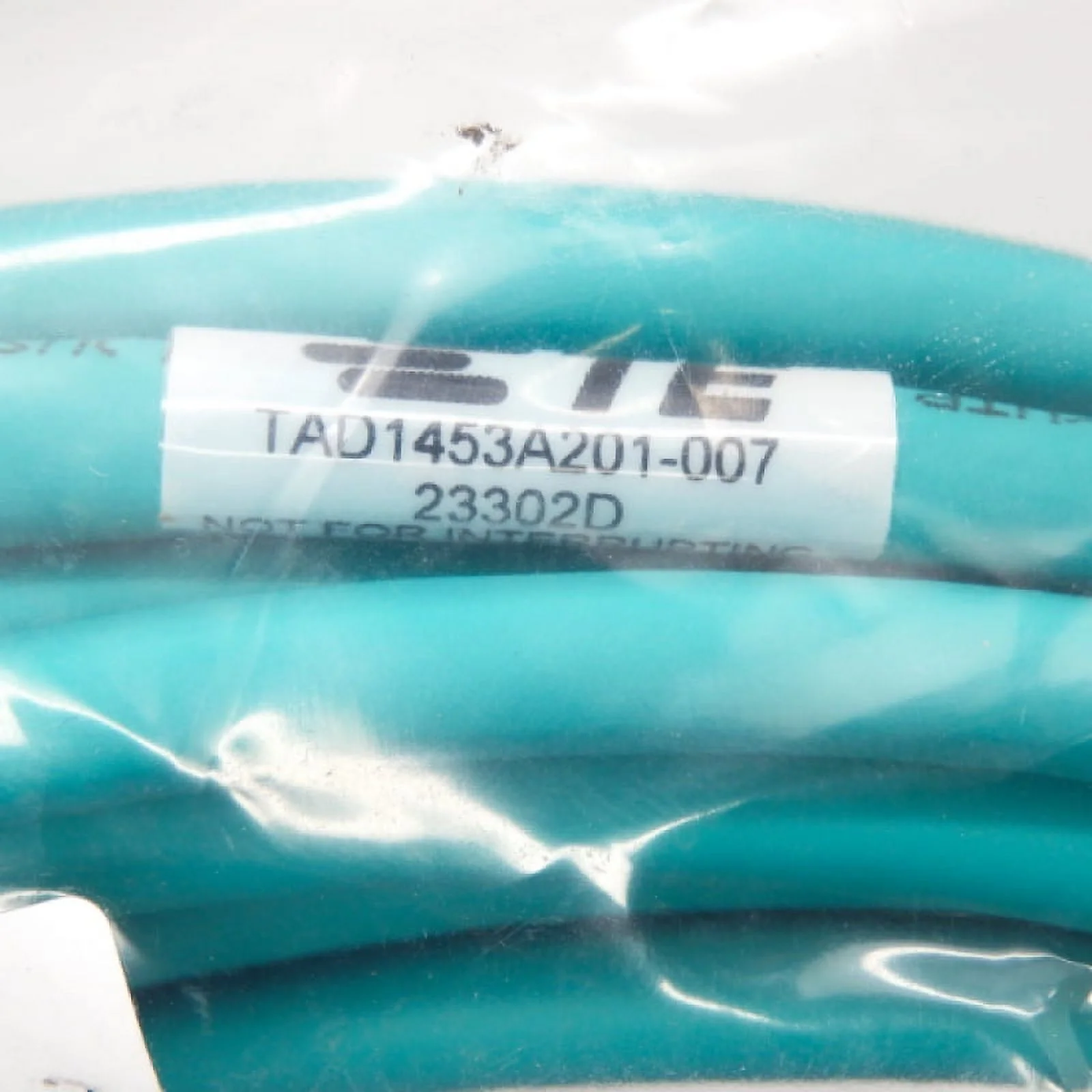 TE Connectivity 10m CATe M12 4Pin Male to Female Cable Assembly TAD1453A201-007