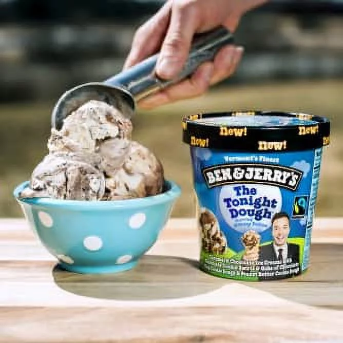 Ben & Jerry's The Tonight Dough Ice Cream, 16 oz. Pint, 6-Pack (Frozen)